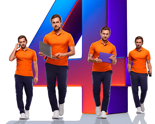 Великолепная четверка Ростелеком в деревня Большая Деревня (Орловская область)